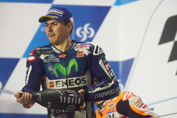Podio: il vincitore della gara, Jorge Lorenzo, Yamaha Factory Racing