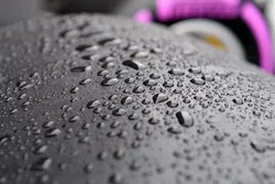 Slick Pirelli tyre and rain
