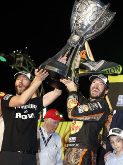2017 champion Martin Truex Jr., Furniture Row Racing Toyota, crew chief Cole Pearn