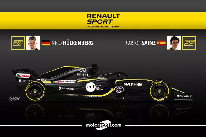 Nico Hulkenberg 5 Carlos Sainz 4