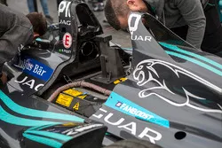 Jaguar Racing Formule E wagen in Rome