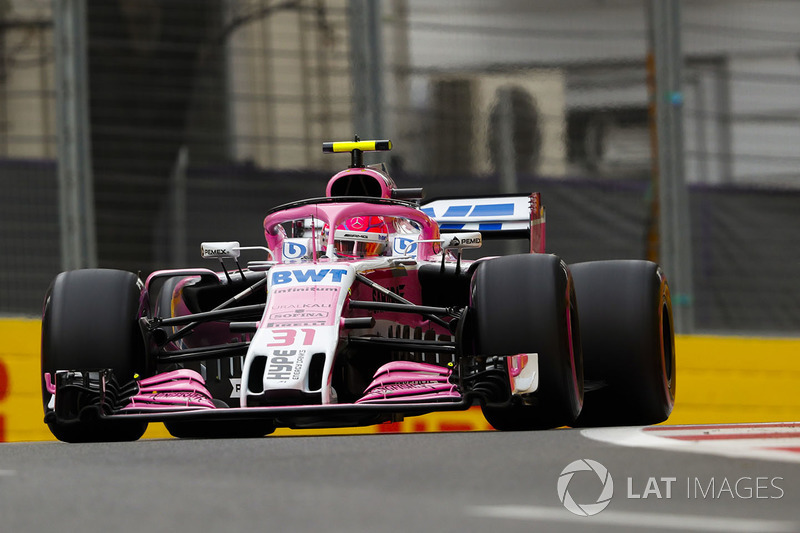 7: Эстебан Окон, Force India VJM11 Mercedes – 1:42.523