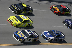 Chase Elliott, Hendrick Motorsports, Chevrolet Camaro NAPA Auto Parts Ryan Blaney, Team Penske, Ford Fusion Menards/Richmond Jimmie Johnson, Hendrick Motorsports, Chevrolet Camaro Lowe's for Pros Alex Bowman, Hendrick Motorsports, Chevrolet Camaro Nationwide