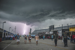 Lightning strikes near Daytona International Speedway