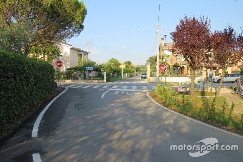 Unfallstelle von Nicky Hayden in Misano