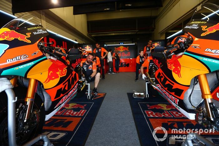 Red Bull KTM garage