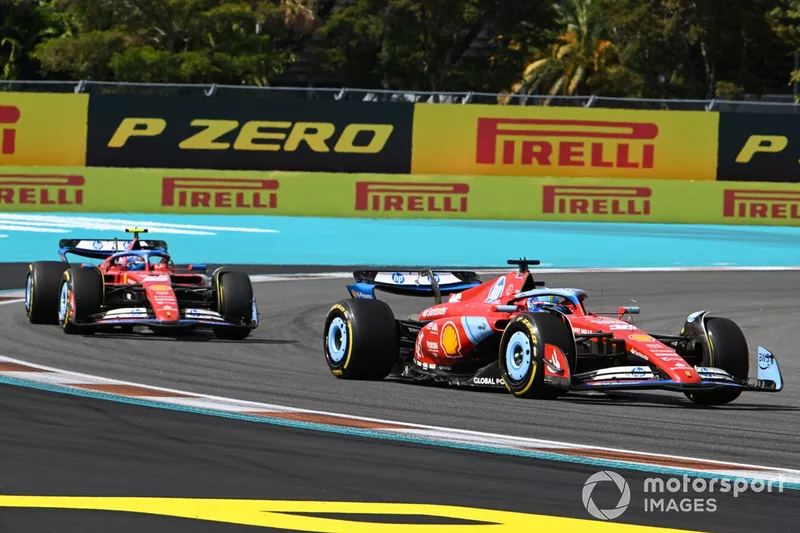 Charles Leclerc, Ferrari SF-24 Carlos Sainz, Ferrari SF-24