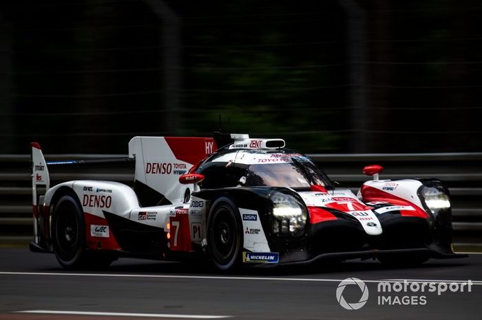 #7 Toyota Gazoo Racing, Toyota TS050 Hybrid: Mike Conway, Kamui Kobayashi, Jose Maria Lopez 