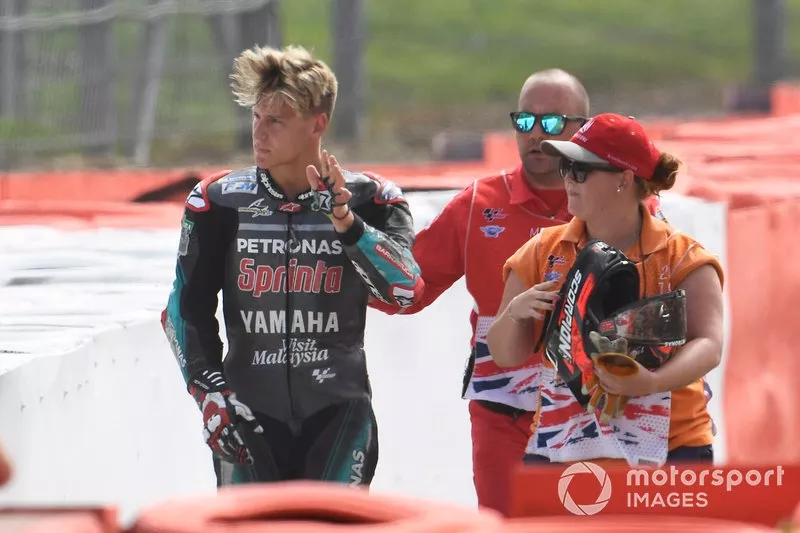 Accidente de Fabio Quartararo, Petronas Yamaha SRT 