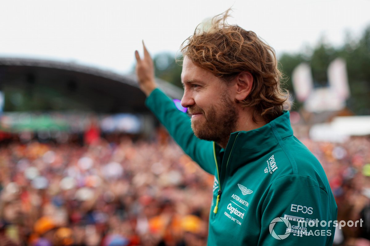 “We race as one, so, the fans are a part of that.” Sebastian Vettel