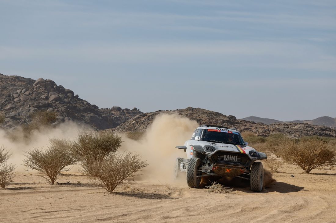 #222 X-Raid Mini JCW Team Mini: Guillaume De Mevius, Mathieu Baumel