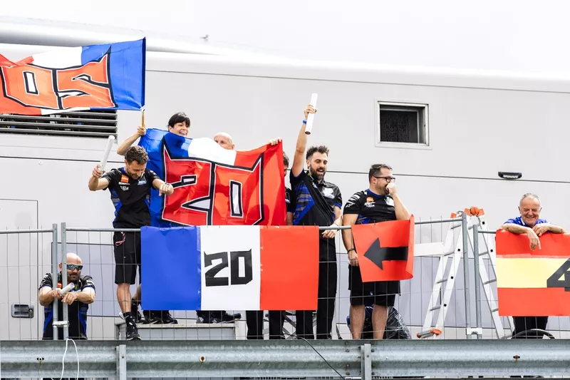 Les fans de Fabio Quartararo, Yamaha Factory Racing