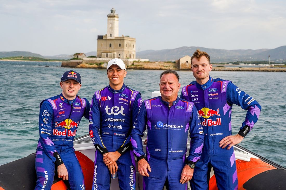 Joshua McErlean, M-Sport Ford World Rally Team, Martins Sesks, M-Sport Ford World Rally Team, Jourdan Serderidis, M-Sport Ford World Rally Team, Grégoire Munster, M-Sport Ford World Rally Team