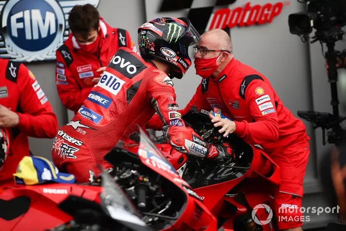 Ganador de la pole Francesco Bagnaia, Equipo Ducati
