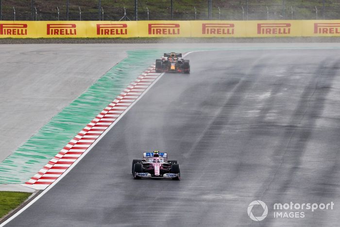 Lance Stroll, Racing Point RP20, Max Verstappen, Red Bull Racing RB16