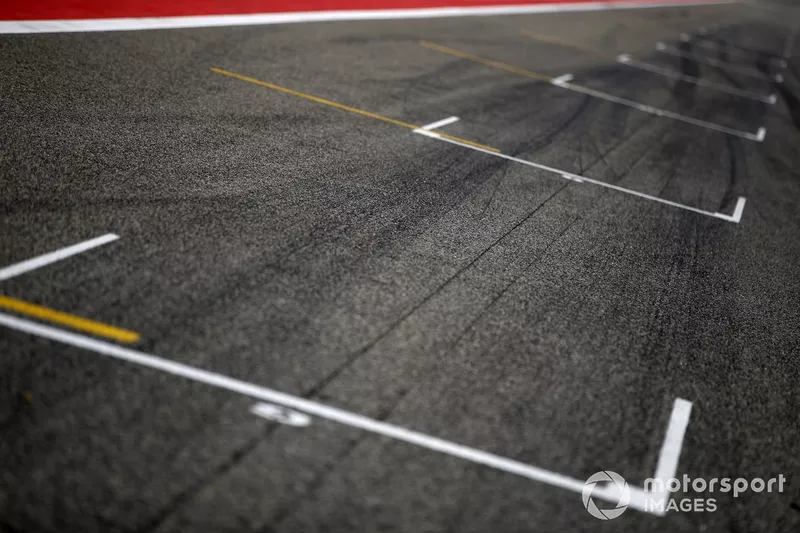 Parrilla de salida de la pista de F1 de Bahrein