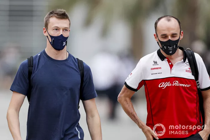 Daniil Kvyat, AlphaTauri y Robert Kubica, Alfa Romeo 
