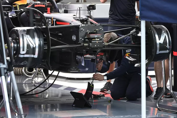 Detalle del Red Bull Racing R18