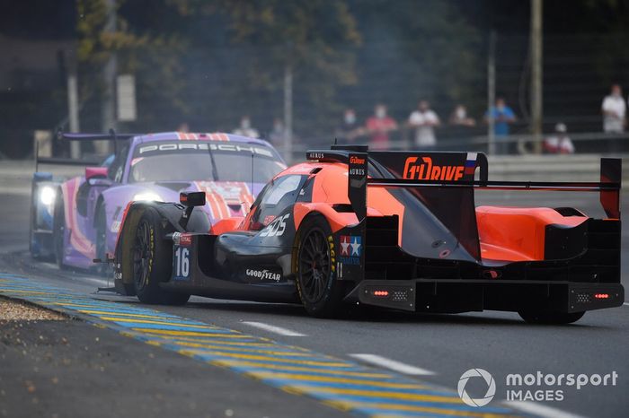 #16 G-Drive Racing By Algarve Pro Racing Oreca 07 - Gibson: Ryan Cullen, Oliver Jarvis, Nick Tandy spins
