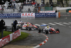 Start, Ben Barnicoat, HitechGP Dallara F312 Mercedes-Benz, Maximilian Günther, Prema Powerteam Dal
