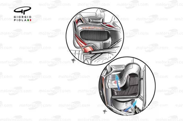 Comparación del McLaren MP4/25 y MP4/26