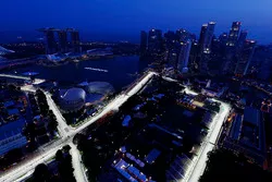 Marina Bay Circuit in Singapur