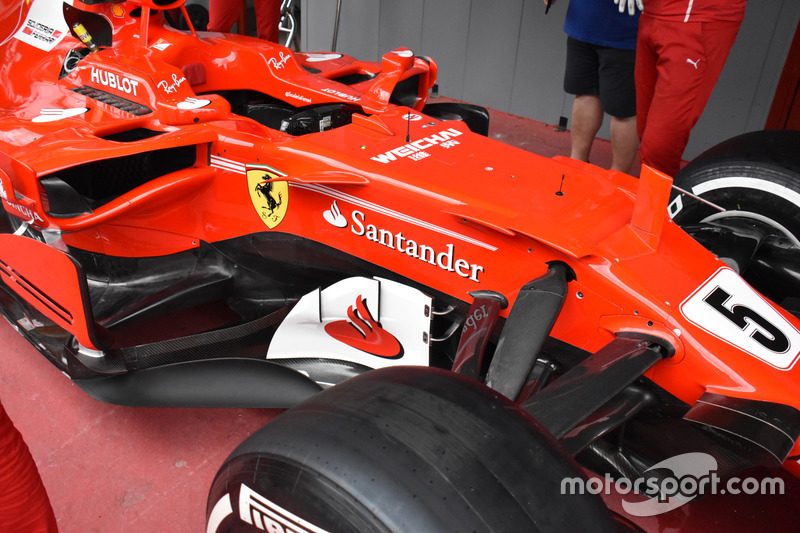 Ferrari SF70H, detail