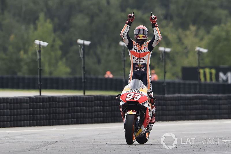 Marc Marquez, Repsol Honda Team, wins