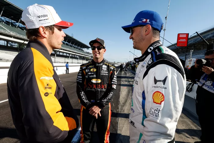 Christian Lundgaard, Arrow McLaren, Scott McLaughlin, Team Penske, Graham Rahal, Rahal Letterman Lanigan Racing