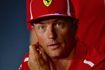 Kimi Raikkonen, Ferrari in the Press Conference