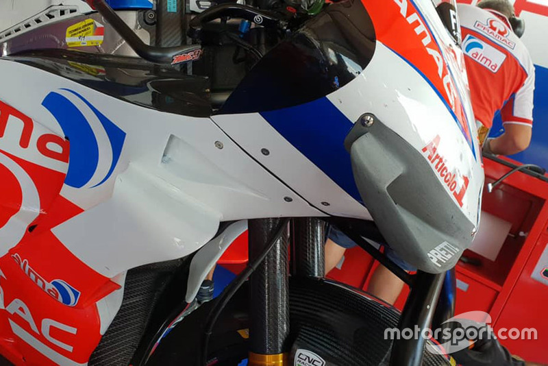 Fairing baru Danilo Petrucci, Pramac Racing