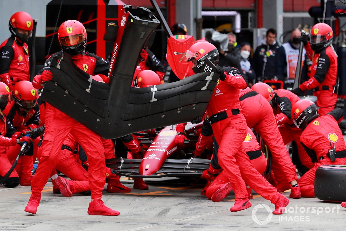 Leclerc threw away a podium finish pushing to catch Perez