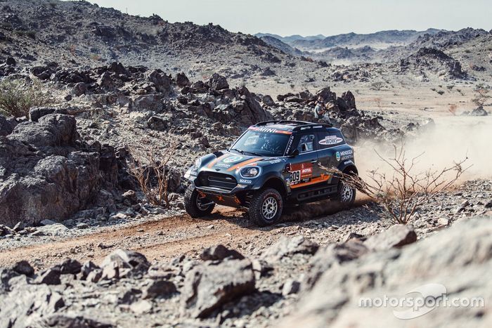 #309 X-Raid Mini JCW Rally Team: Orlando Terranova, Bernardo Graue