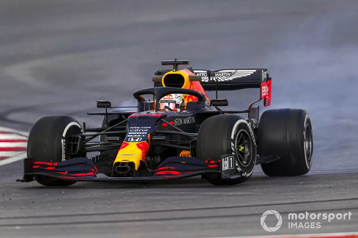 Trompo de Max Verstappen, Red Bull Racing RB16