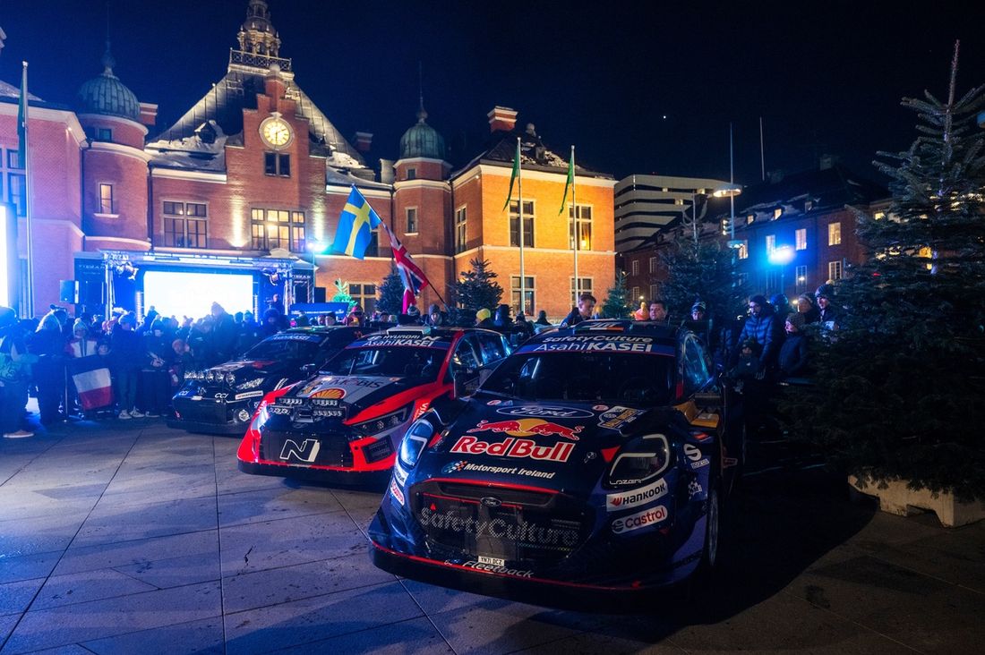 Joshua McErlean, Eoin Treacy, M-Sport Ford World Rally Team Ford Puma Rally1, Ott Tnak, Martin Jrveoja, Hyundai World Rally Team Hyundai i20 N Rally1, Elfyn Evans, Scott Martin, Toyota Gazoo Racing WRT Toyota GR Yaris Rally1.