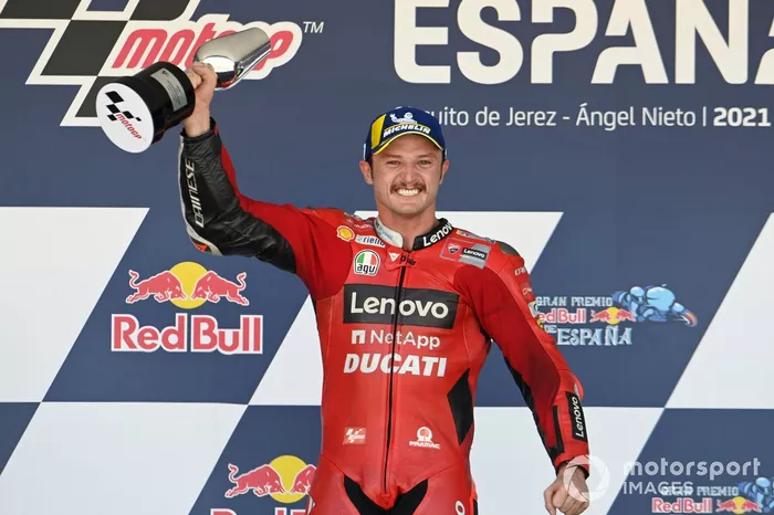 Podio: il vincitore Jack Miller, Ducati Team