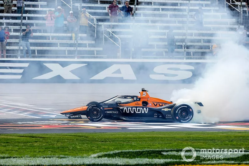 Ganador Patricio O'Ward, Arrow McLaren SP Chevrolet