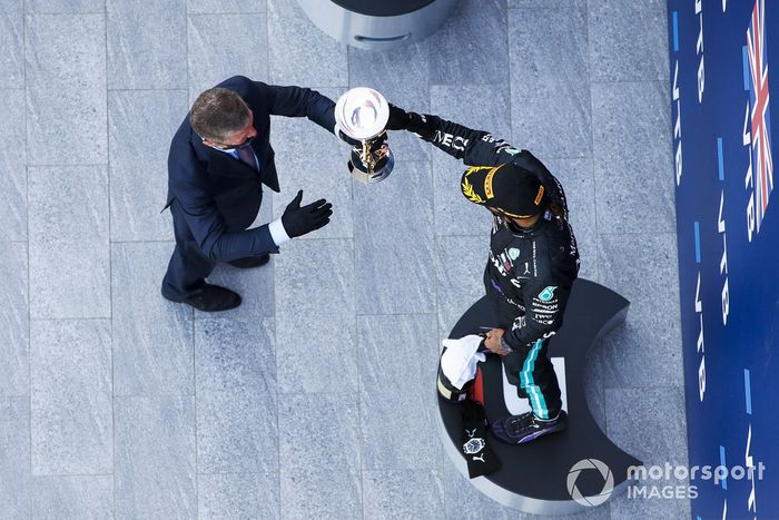 Podio: tercer lugar Lewis Hamilton, Mercedes-AMG F1