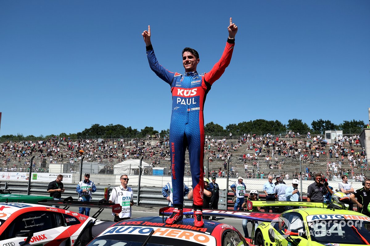 Preining took Porsche's first DTM win at the Norisring 