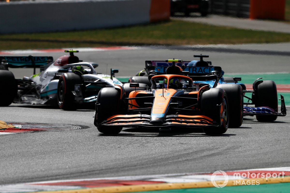 Alonso got involving in a misunderstanding in qualifying with McLaren's Lando Norris