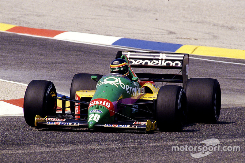 #20 : Thierry Boutsen, Benetton B187, Ford