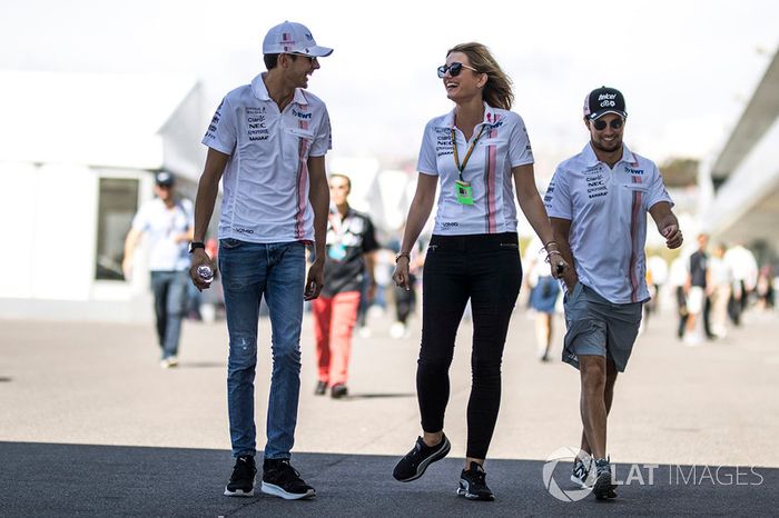 Esteban Ocon, Sahara Force India F1, Sergio Pérez, Sahara Force India, Victoria Helyar, Sahara Force India F1 Team