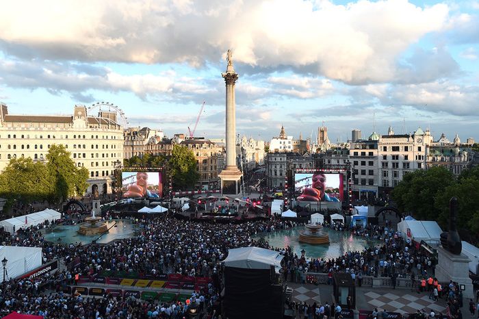 Vista aérea del F1 Live London