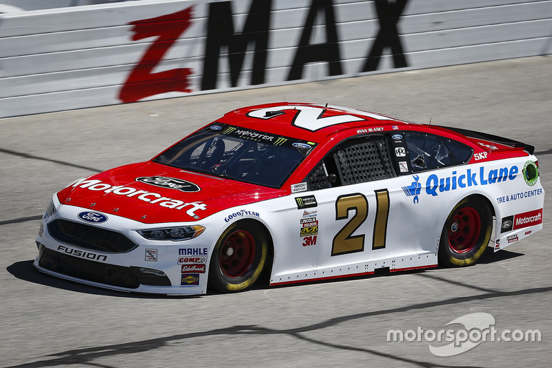 Ryan Blaney, Wood Brothers Racing Ford at Atlanta