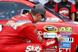 Polesitter Kyle Busch, Joe Gibbs Racing Toyota