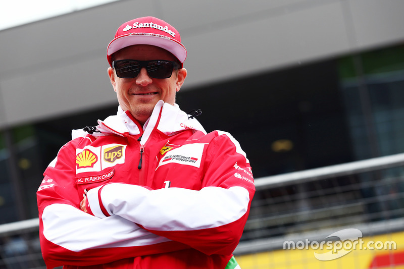 Kimi Raikkonen, Ferrari en el desfile de pilotos