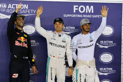 Pole Position für Nico Rosberg, Mercedes AMG F1; 2. Daniel Ricciardo, Red Bull Racing; 3. Lewis Hami