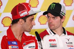 Andrea Iannone, Ducati Team and Cal Crutchlow, LCR Honda