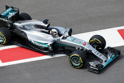 Lewis Hamilton, Mercedes AMG F1 Team W07, nach einem Dreher