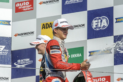Podium, Rookies, Joel Eriksson, Motopark Dallara F312 - Volkswagen, Ralf Aron Prema Powerteam Dallar